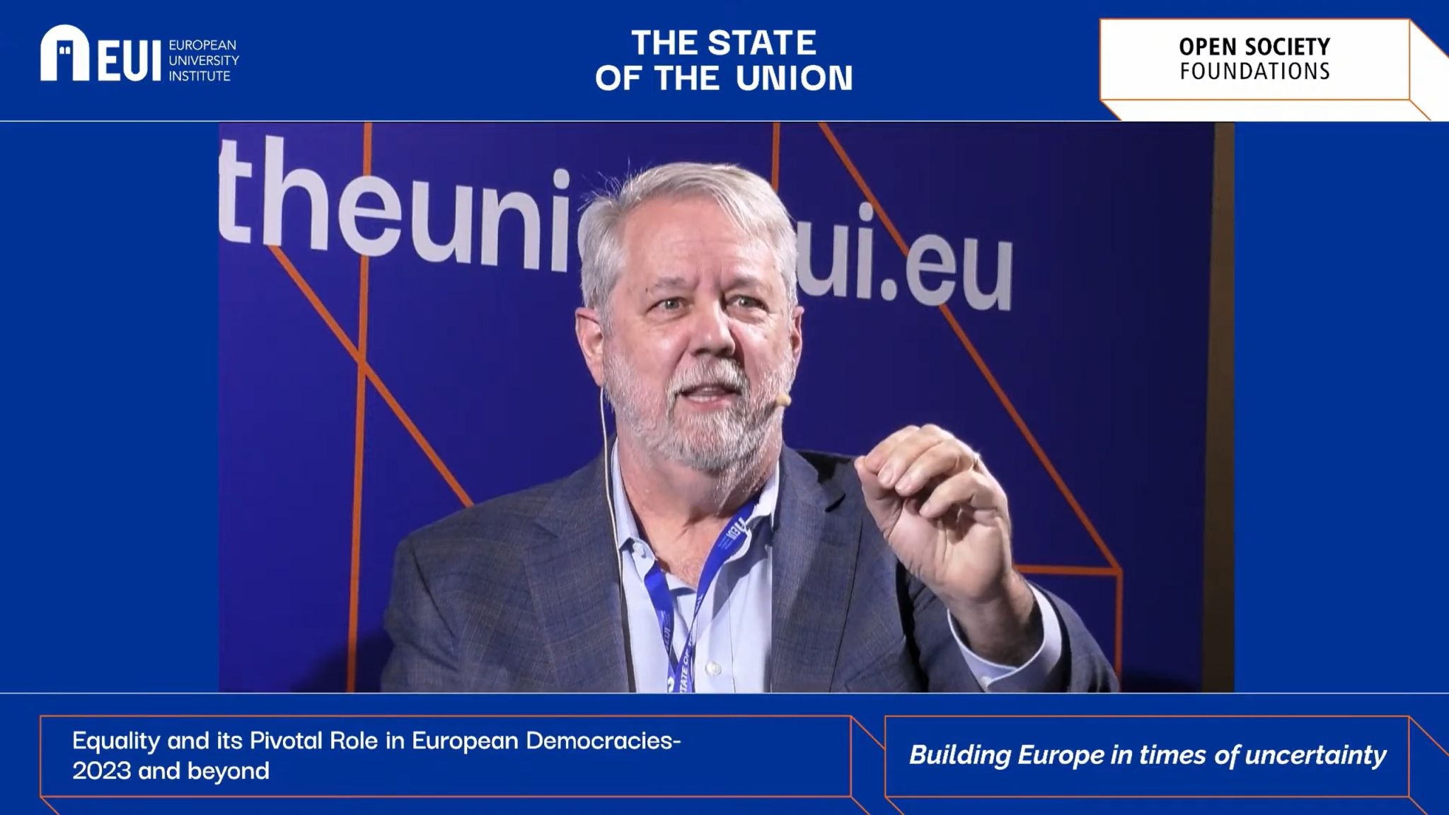 Listen to Matt MacWilliams, our Global Public Opinion Strategist, speaking at the European University Institute’s the State of the Union event