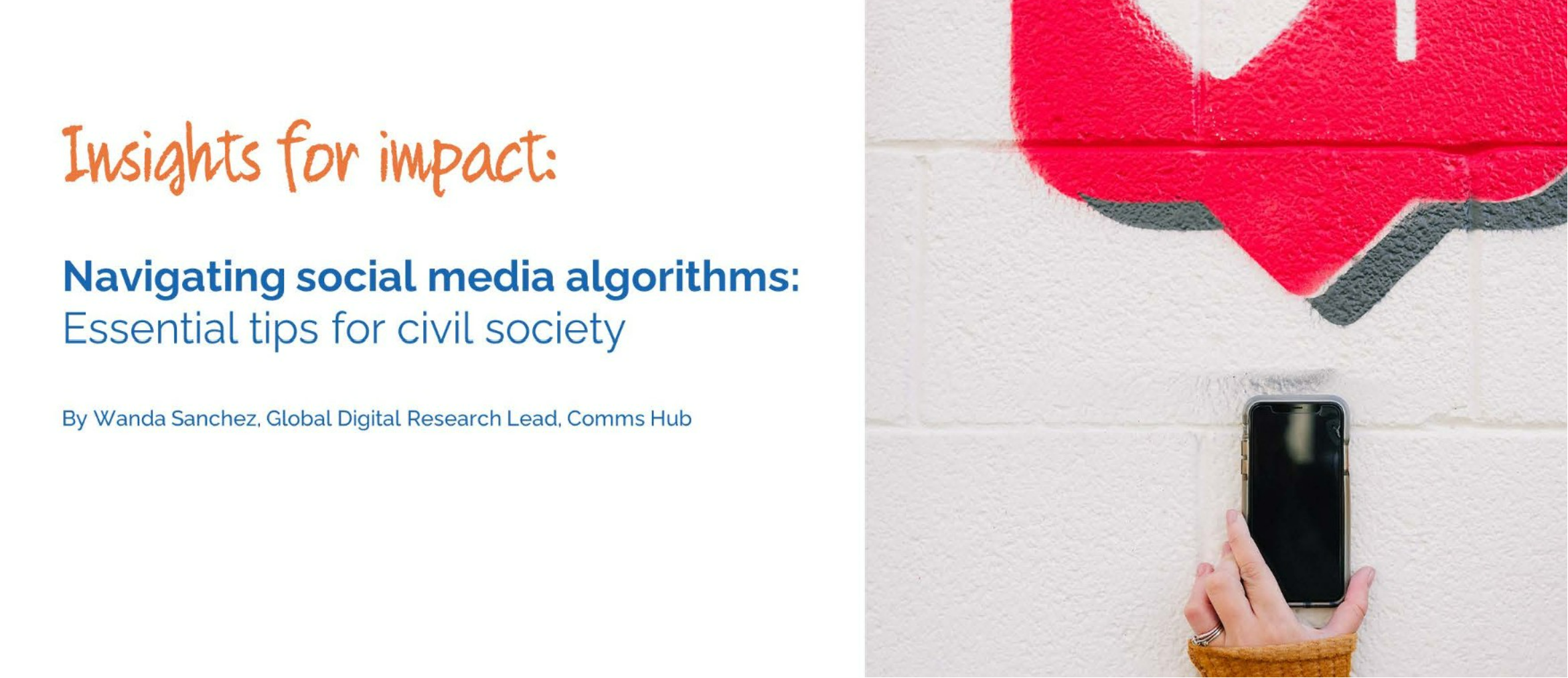 Navigating social media algorithms: Essential tips for civil society